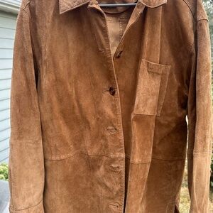 100% suede leather jacket
